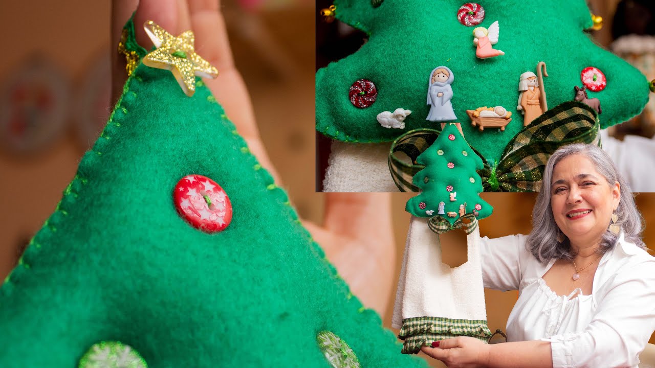 PORTATOALLA Y TOALLA de NAVIDAD para tu hogar, regalar o IDEA DE NEGOCIO/MANUALIDADES NAVIDEÑAS