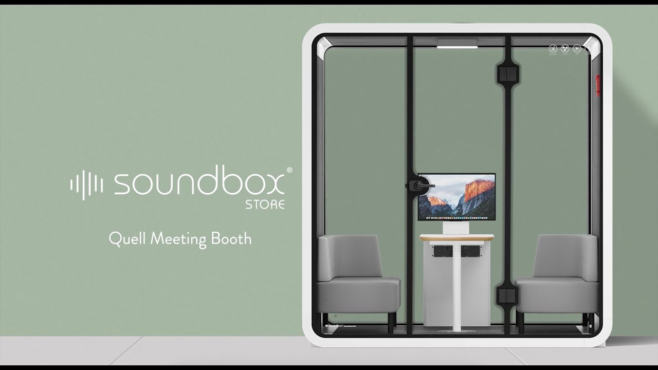 Quell Flex Meeting Booth - Soundbox Store, Europes Number #1 Acoustic Conference / Meeting Booth Co.
