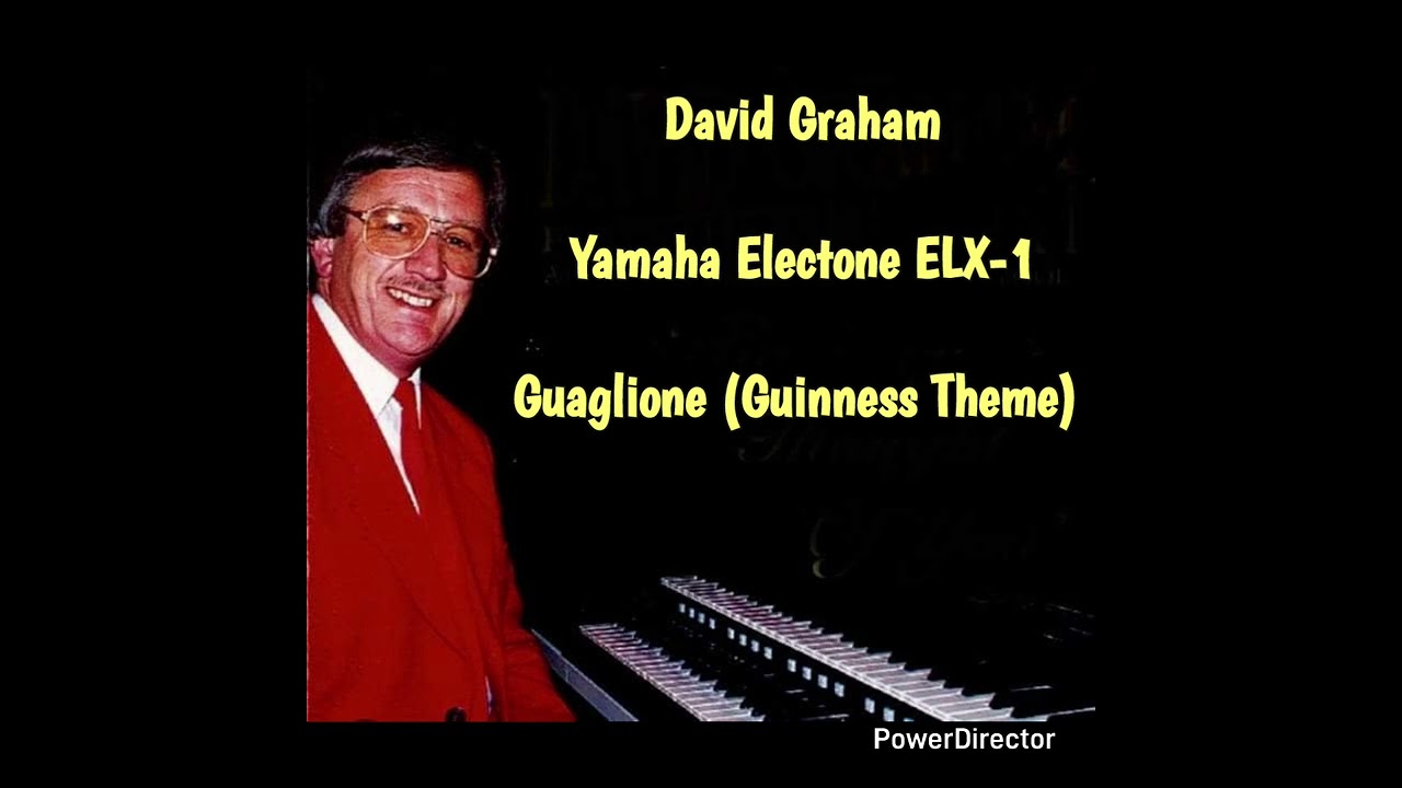 Guaglione (Guinness Theme) | Yamaha Electone ELX-1 Organ | David Graham
