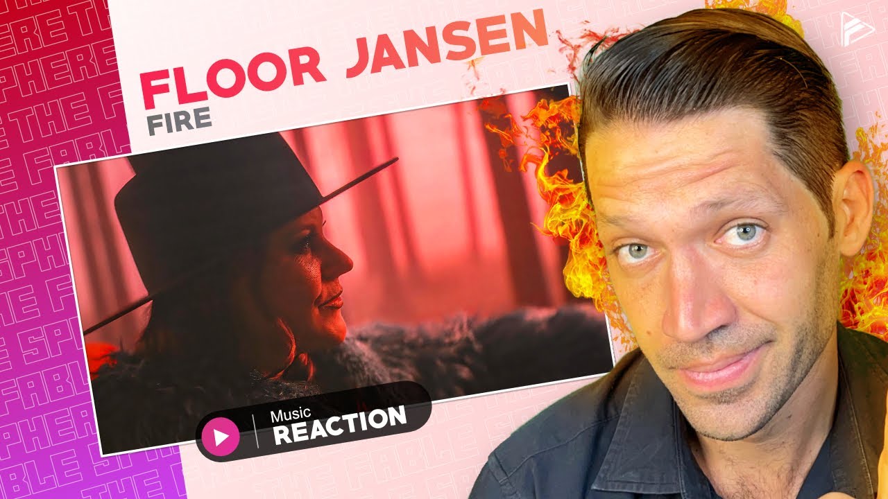 SHE IS THE BEE'S KNEES!! Floor Jansen - Fire (Official Music Video) REACTION
