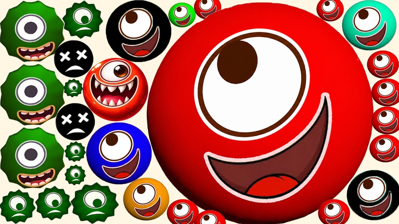 Hungry Balls Fails vs Pro Tricks! (Level 409 - 416) Android / iOS Gameplay Walkthrough