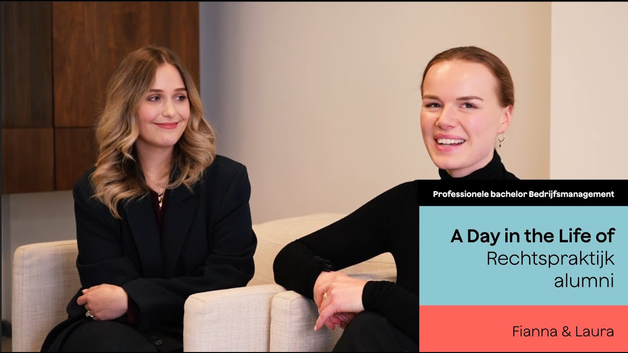 A Day in the Life of: Fianna & Laura 🏢 alumni Rechtspraktijk