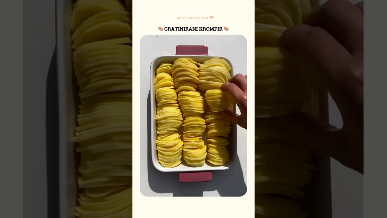 ✨ Gratinirani krompir - savr&scaron;en prilog za svaku priliku! 🥔 RECEPT JE U KOMENTARIMA 💡#recepti