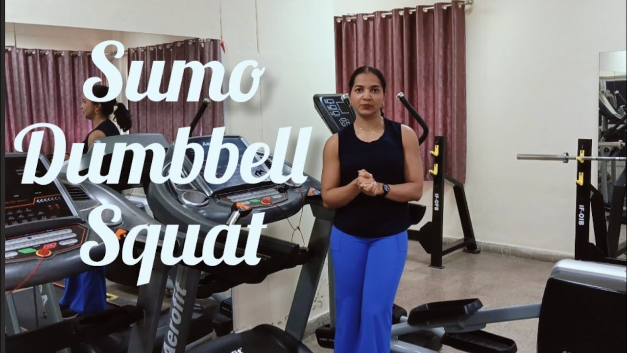 How to do a Sumo Dumbbell Squat | Grow your Glutes & Inner Thighs | Fitness | Civil Service | UPSC