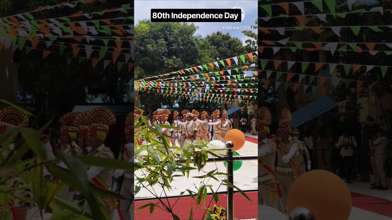 Machpast on 80th Independence Day Celebration 🇮🇳🇮🇳🇮🇳 #youtubeshorts #viral #independenceday
