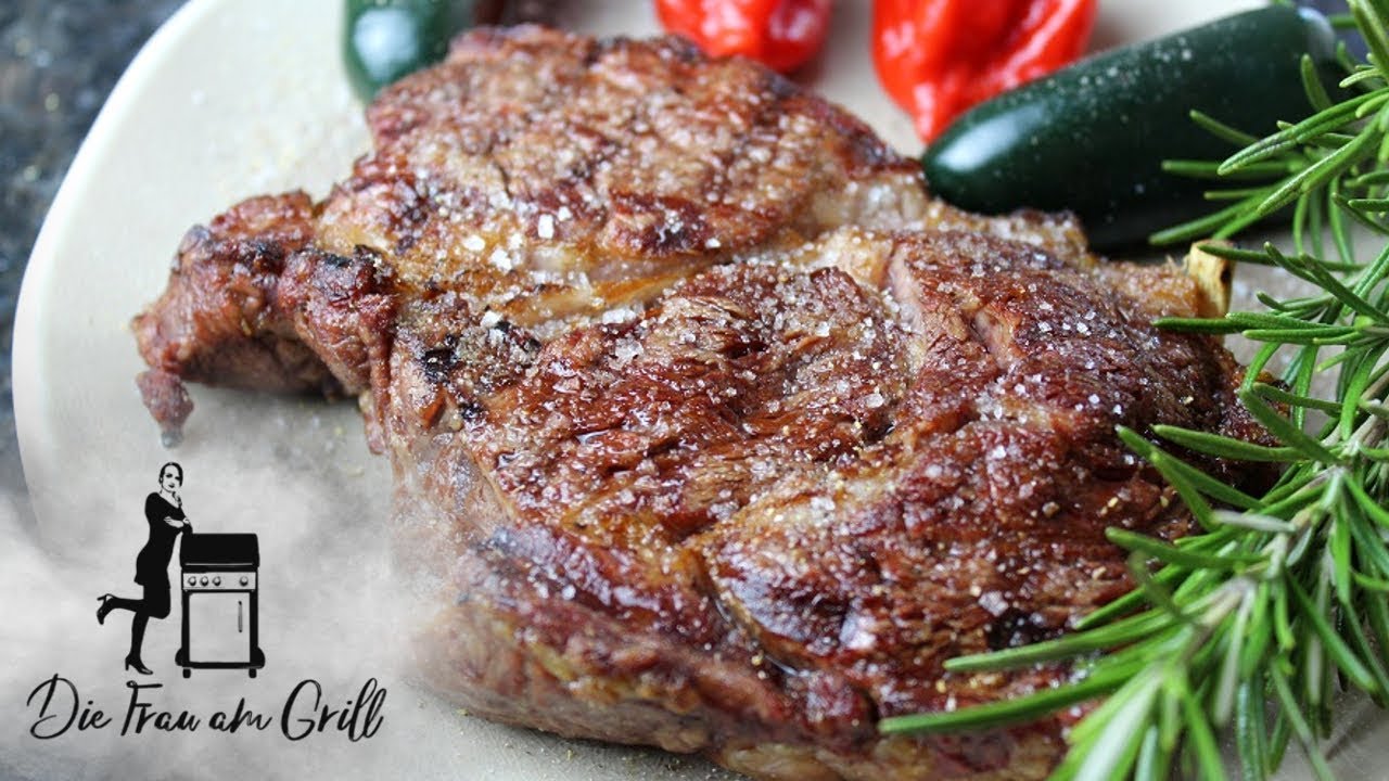 Entrecote richtig grillen | Die Frau am Grill