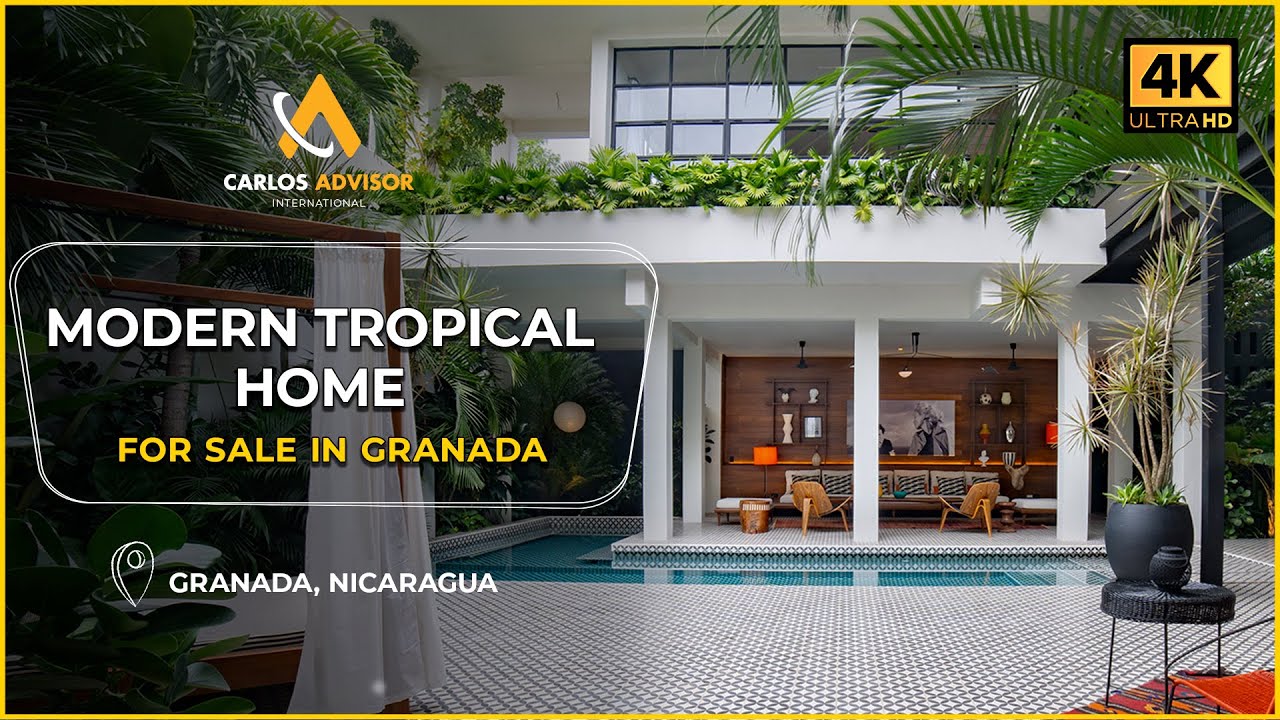 Modern Tropical Home for Sale in Granada, Nicaragua — Just Steps from the City Center!