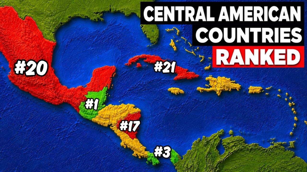 Every Caribbean & Central American Country Ranked WORST to BEST
