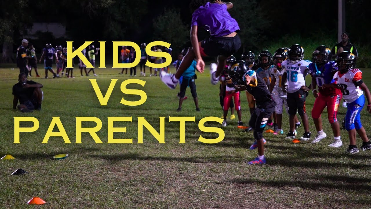 Epic Parents vs. Kids Tackle Drill Gone Wrong! 😱