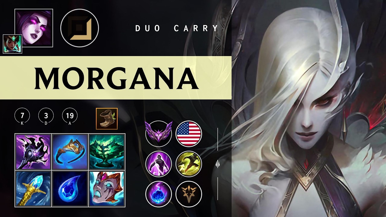 Morgana Carry vs Caitlyn - NA Master Patch 26.07