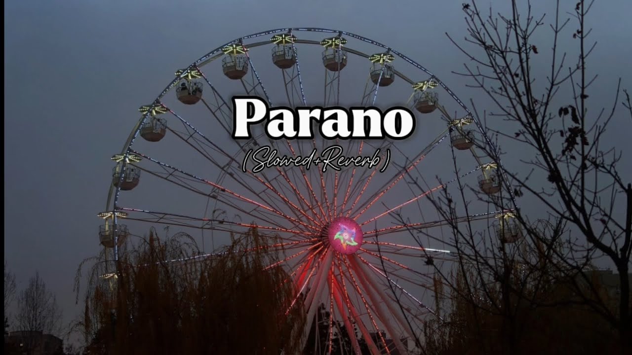 Parano (Slowed+Reverb) | Error 98 | late night vibes |