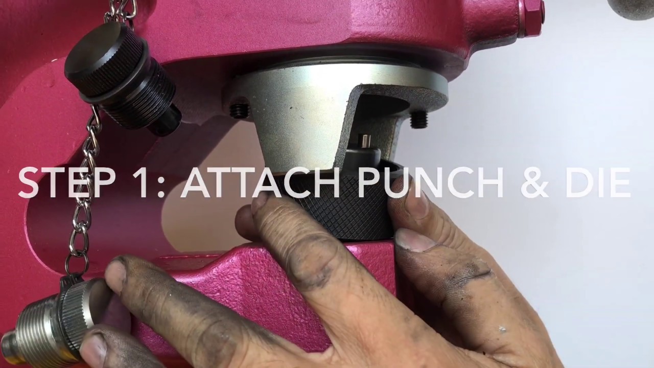 Royal Master 911 Hydraulic Puncher (with D1SW4 Power Pack Pump) Tutorial & Demo