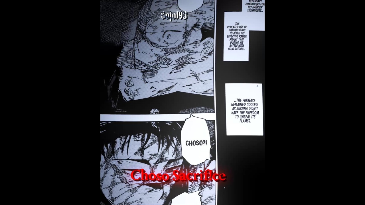 Choso Died💔#shorts #viral #anime #yuji #edit #jujutsukaisen #manga #choso #jjk #sukuna #yuta #gojo