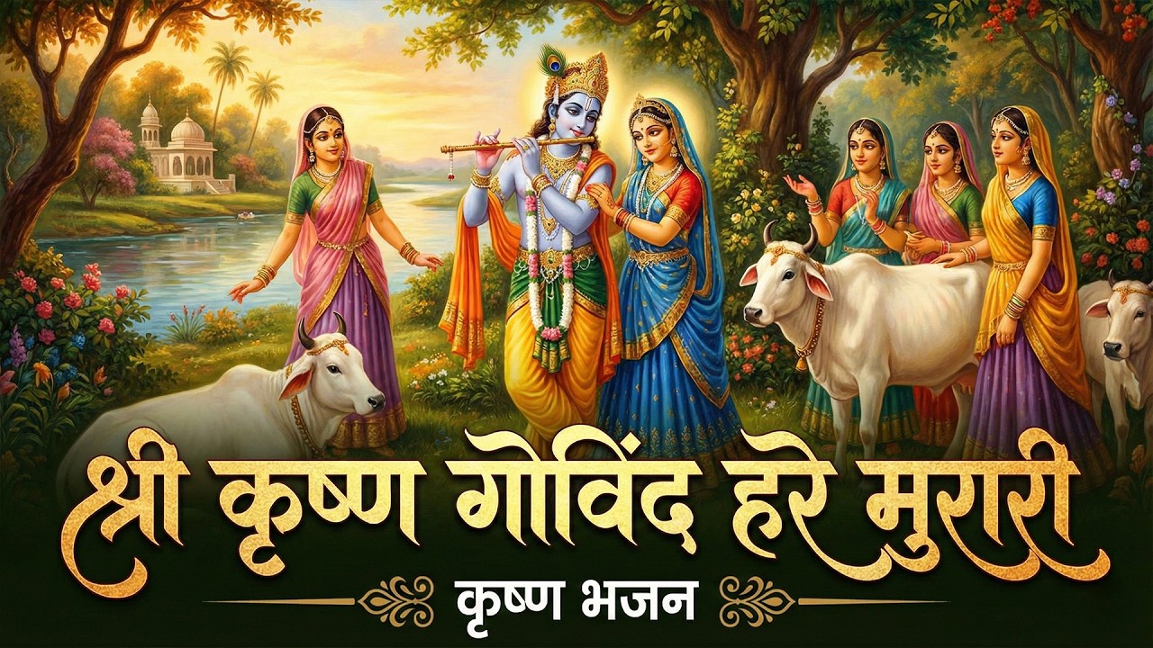 श्री कृष्णा गोविंद हरे मुरारी | SHRI KRISHNA GOVIND HARE MURARI | KRISHNA BHAJAN