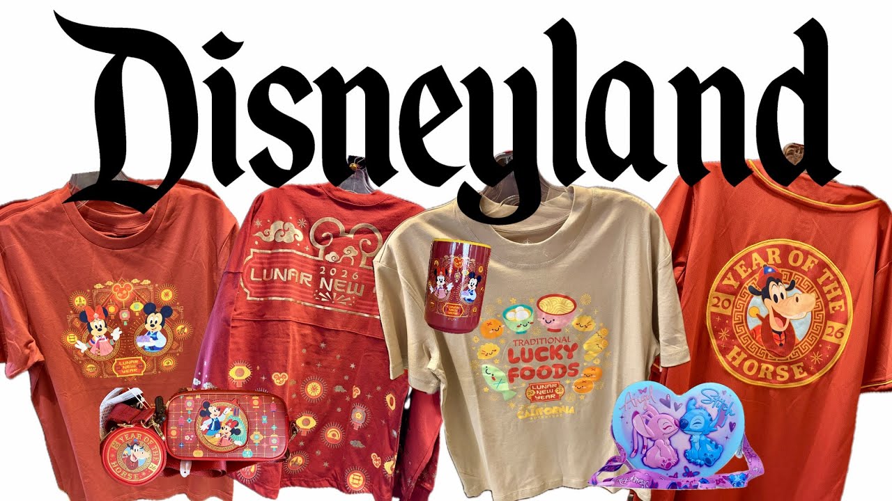 Lunar New Year Opening Day at Disneyland | New Merch | Haunted Mansion Ride Reopen | 01/24/26