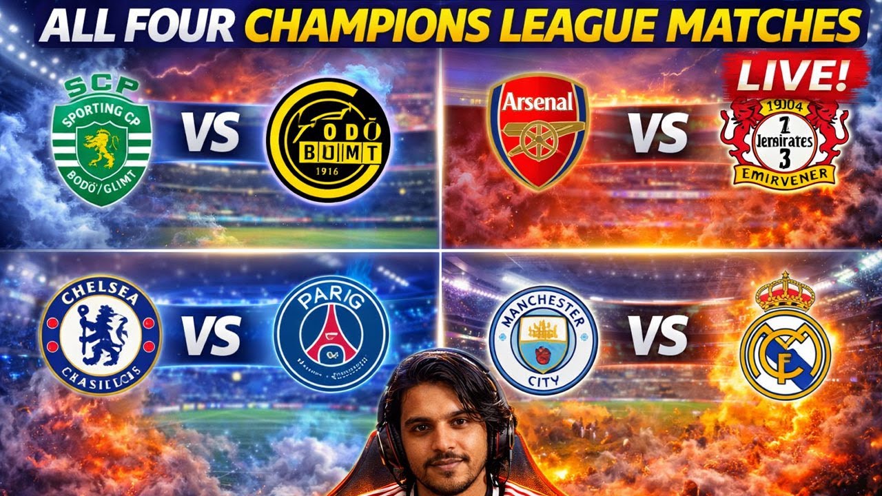 Arsenal vs Leverkusen, Chelsea vs PSG, City vs Madrid | UCL Predictions