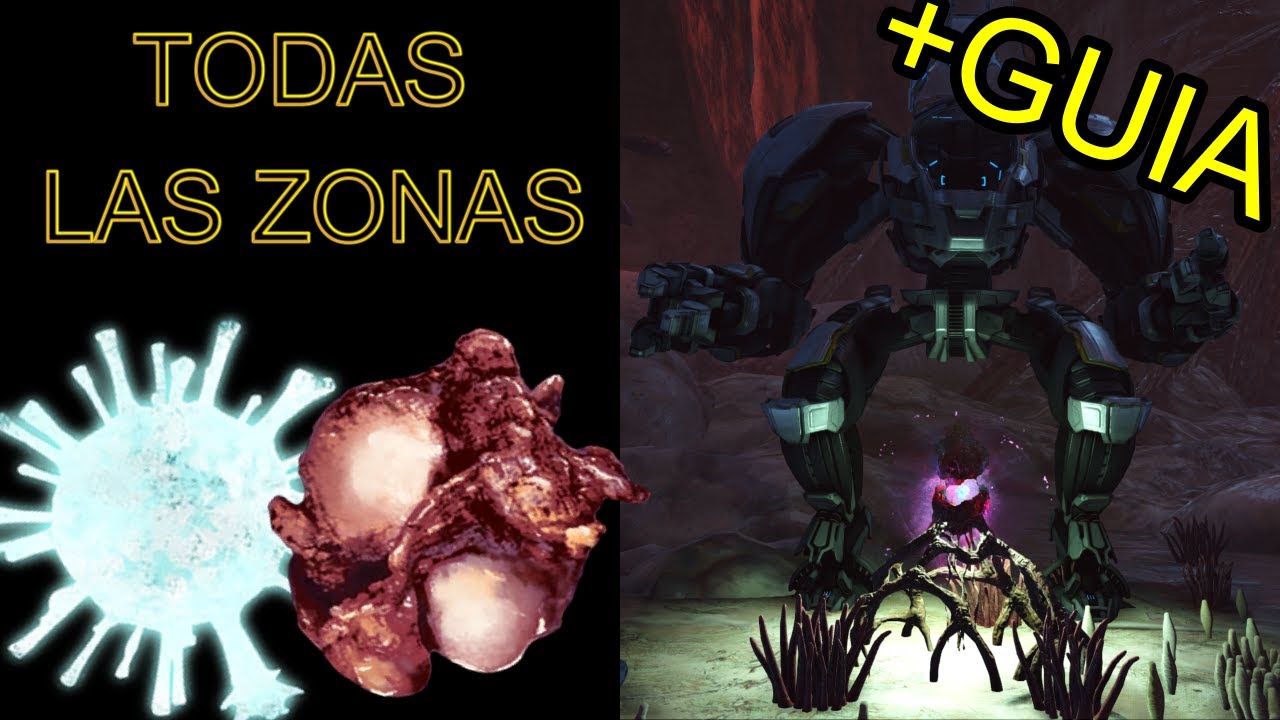 todas las zonas de mutageno y semilla R - cueva de rockwell - ARK gen 2
