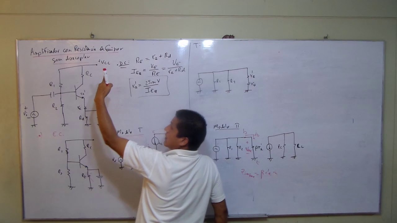 9.3.  AMPLIFICADOR CON RESISTENCIA DE EMISOR SIN DESACOPLAR
