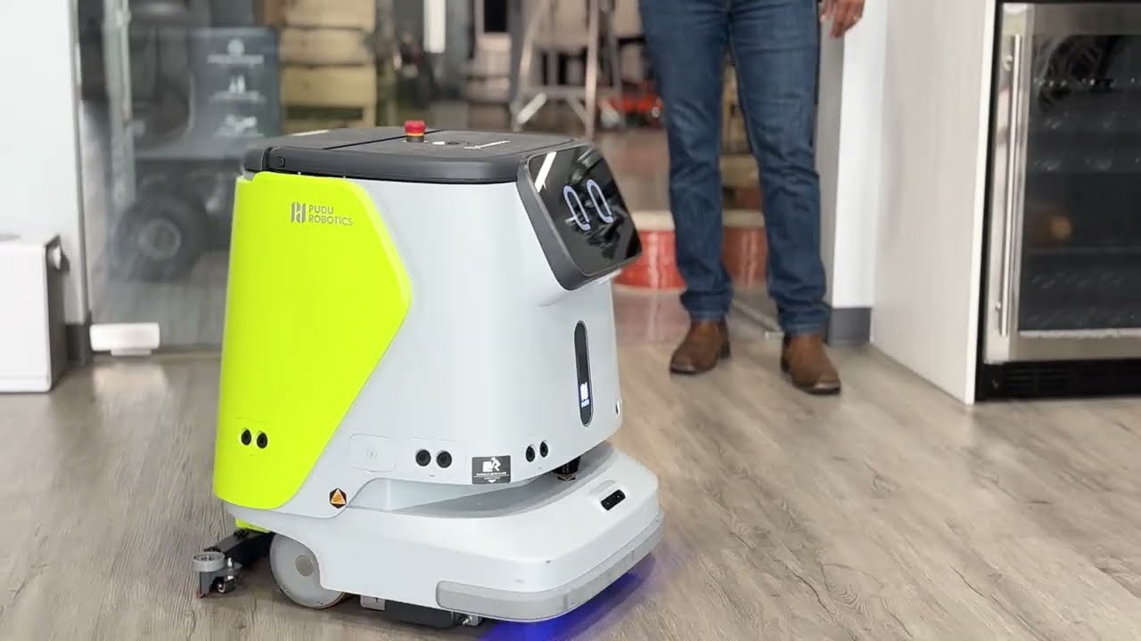 Commercial Cleaning with the Pudu CC1 | Autonomous Cleaning Robot Demo