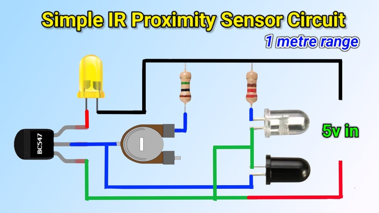How To Make IR Proximity Sensor At Home | ir proximity sensor