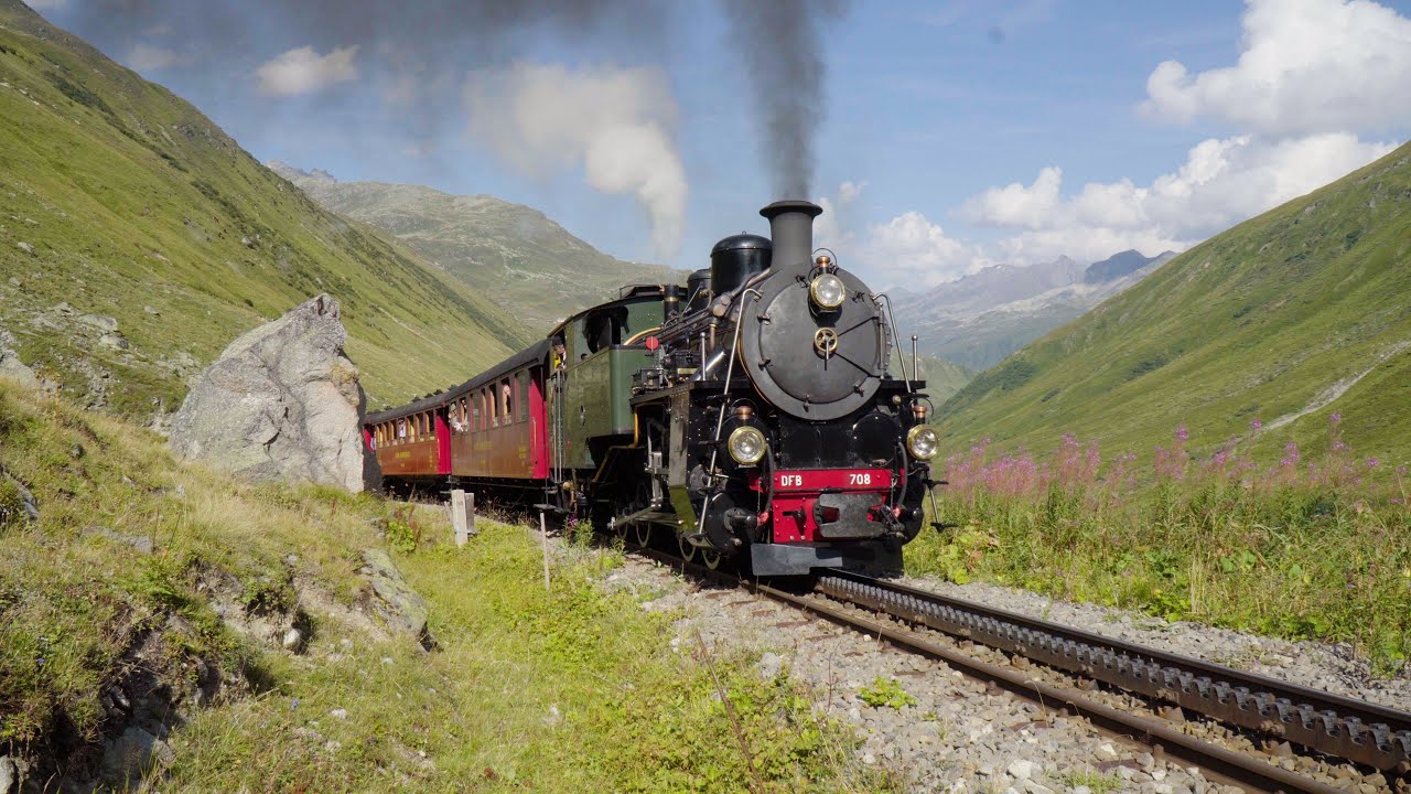 Mit Volldampf ins Hochgebirge - Zeitreise auf der Furka-Bergstrecke