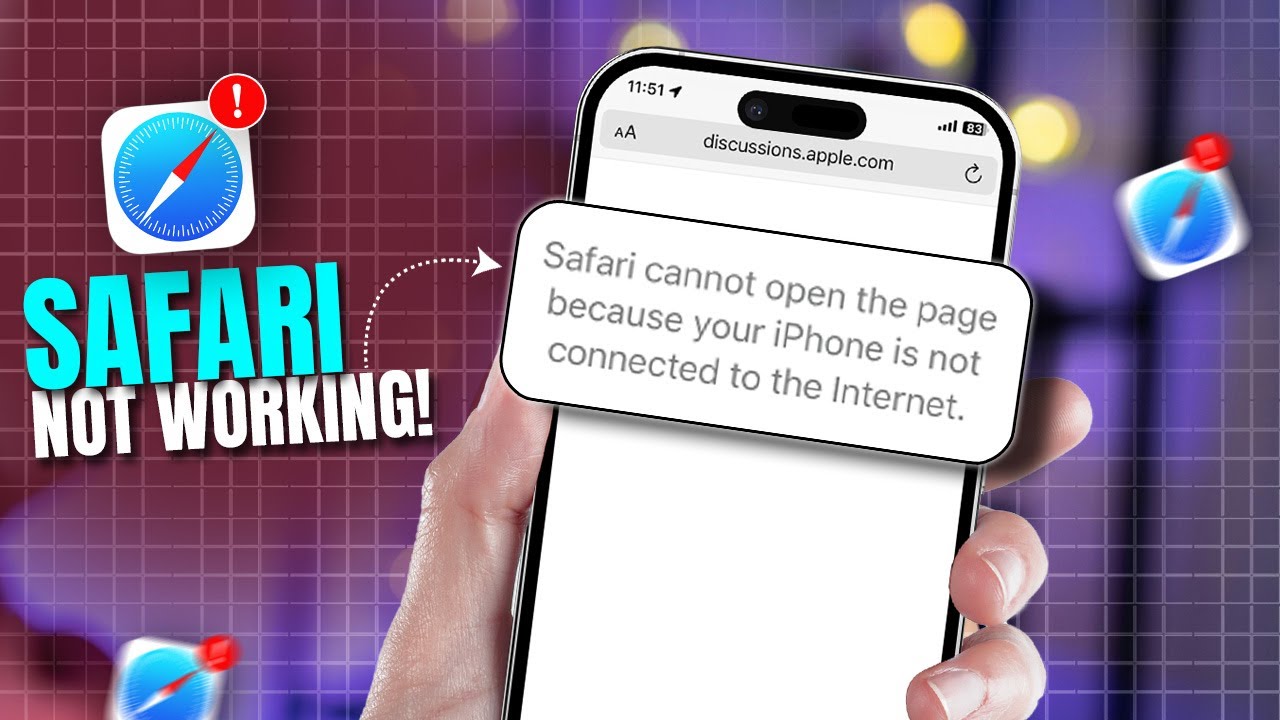 How to Fix Safari Not Working on iPhone | Safari Crashing Issue | Safari Can't Open Webpage
