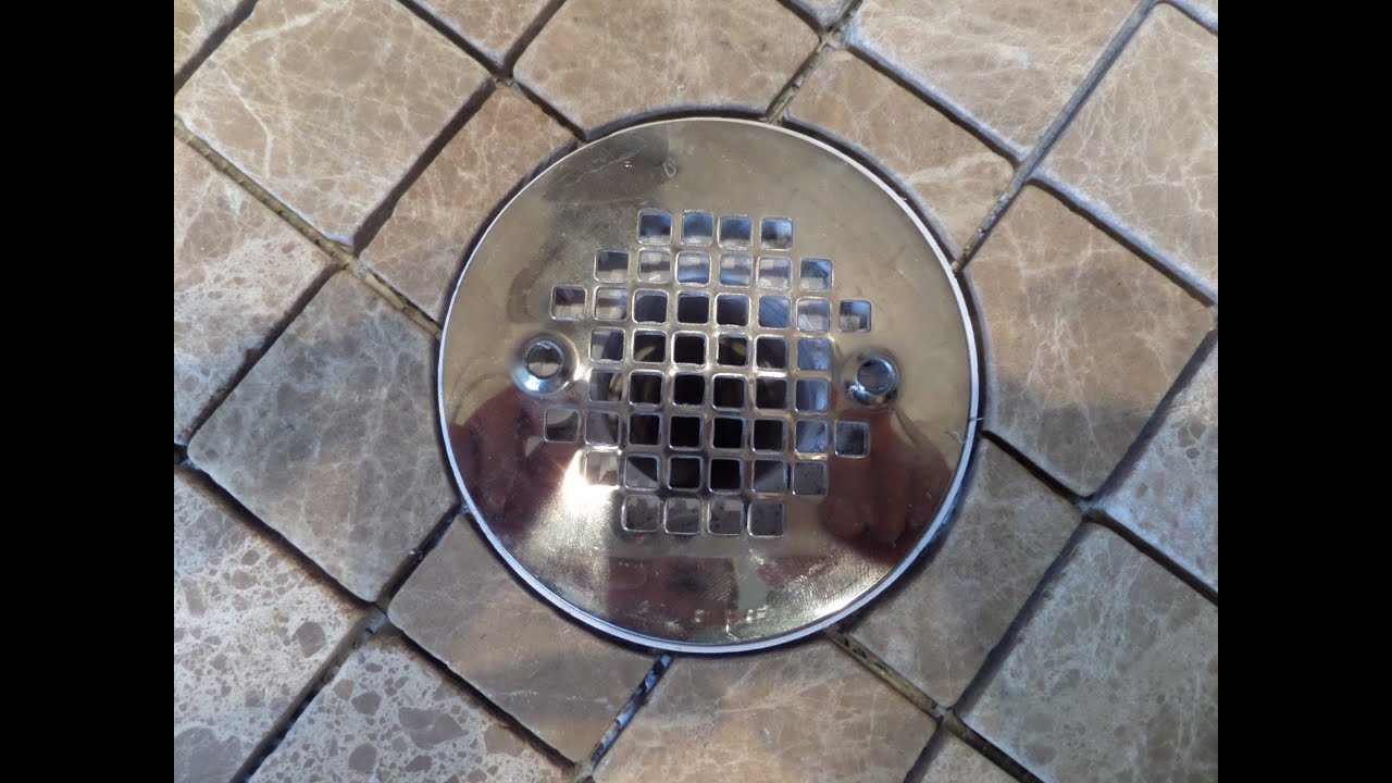 Part(1) How to measure, cut & install tile in circular shape around shower floor drain flange