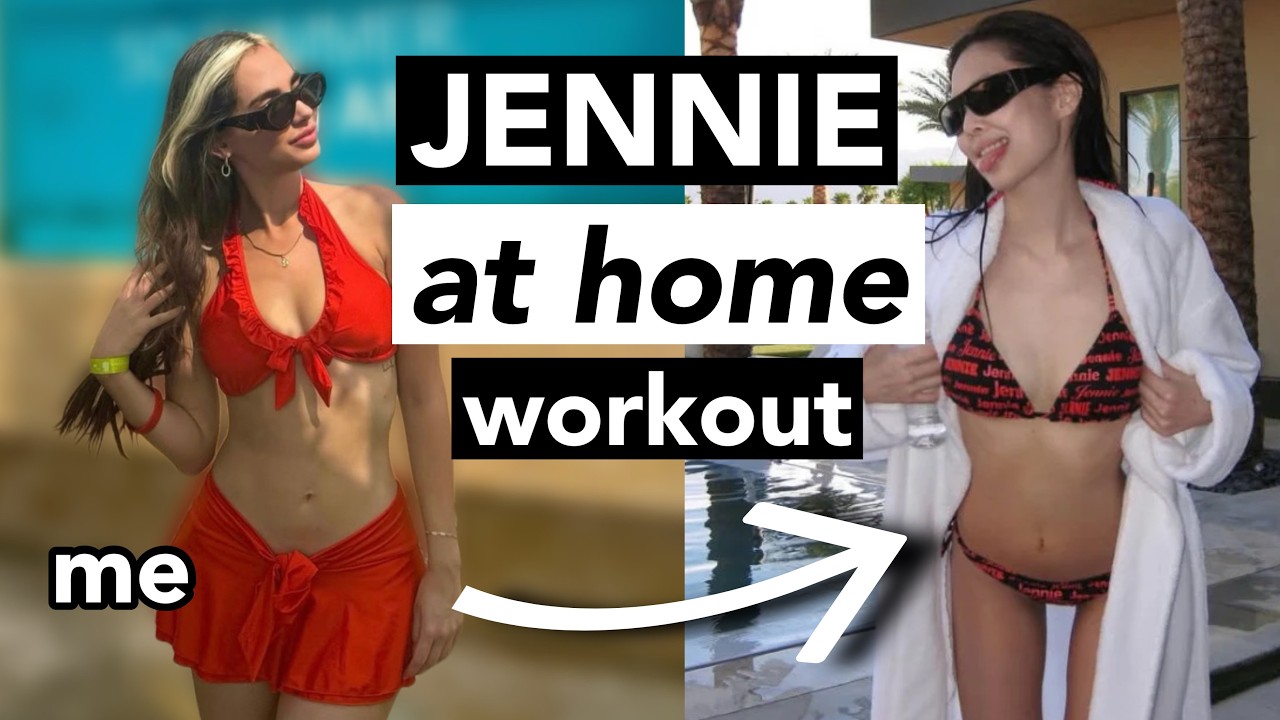 BLACKPINK JENNIE INSPIRED at home WORKOUT! | Tone & Workout your body like Jennie