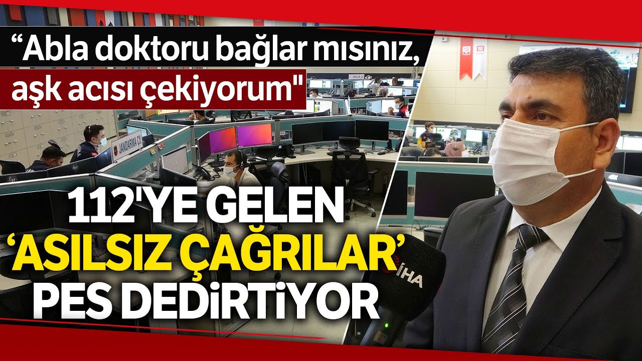 112 Acil Çağrı Merkezi’ne Gelen Asılsız Çağrılar Pes Dedirtiyor
