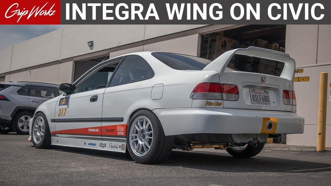 Making a Custom Wing for my Track Car - Start to Finish