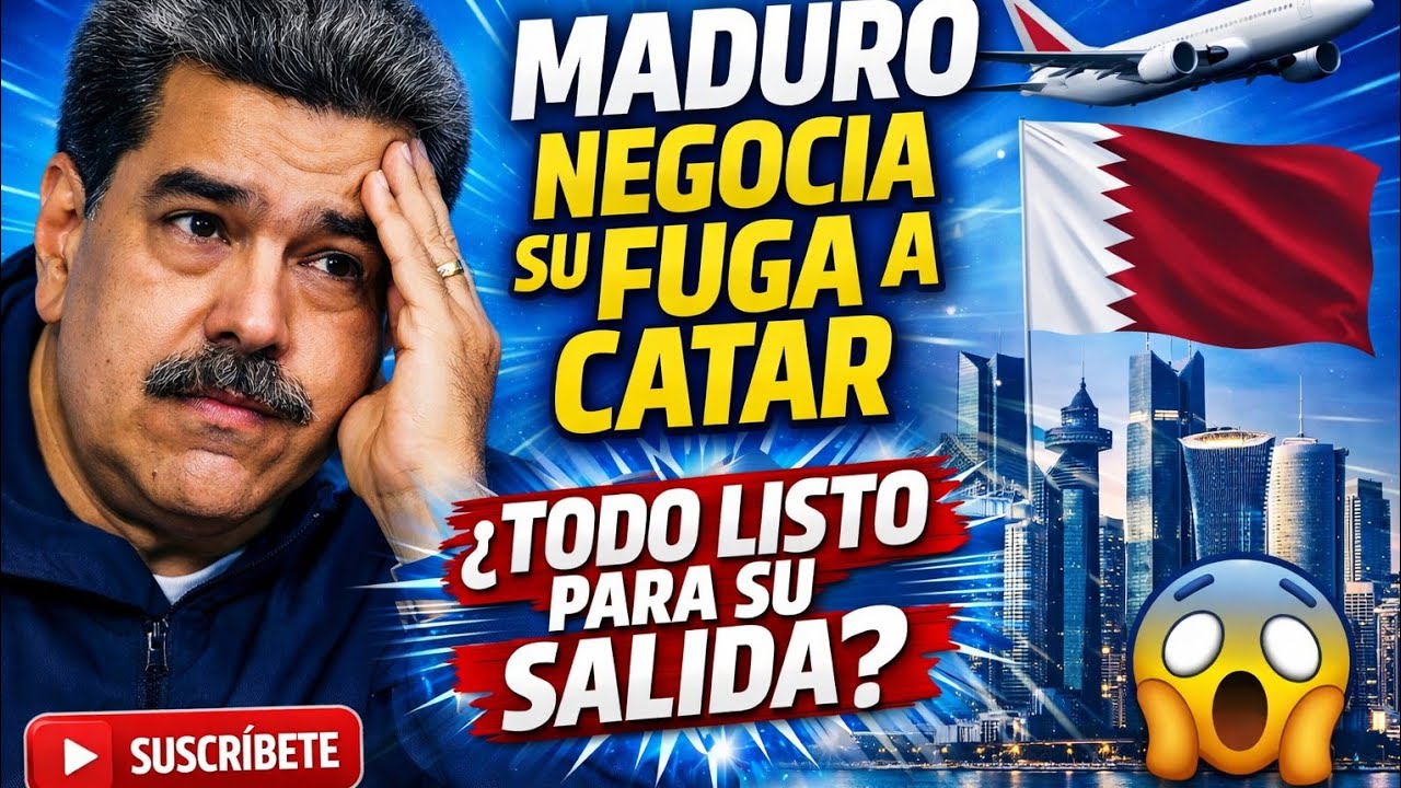 ¿Maduro negocia su fuga a Catar?: ¿Está todo listo para su salida del poder en Venezuela?