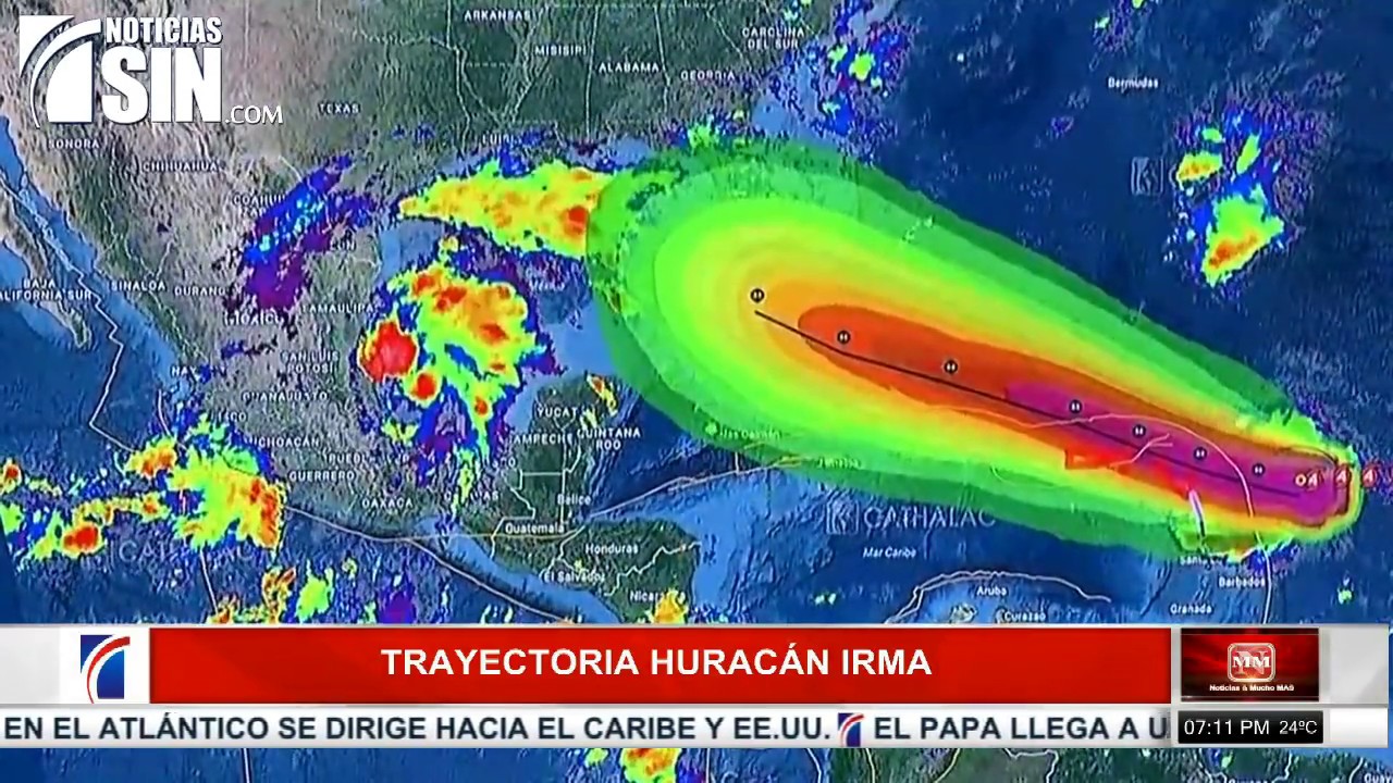 Onamet emite aviso de huracán desde Cabo Engaño hasta Bahía de Manzanillo