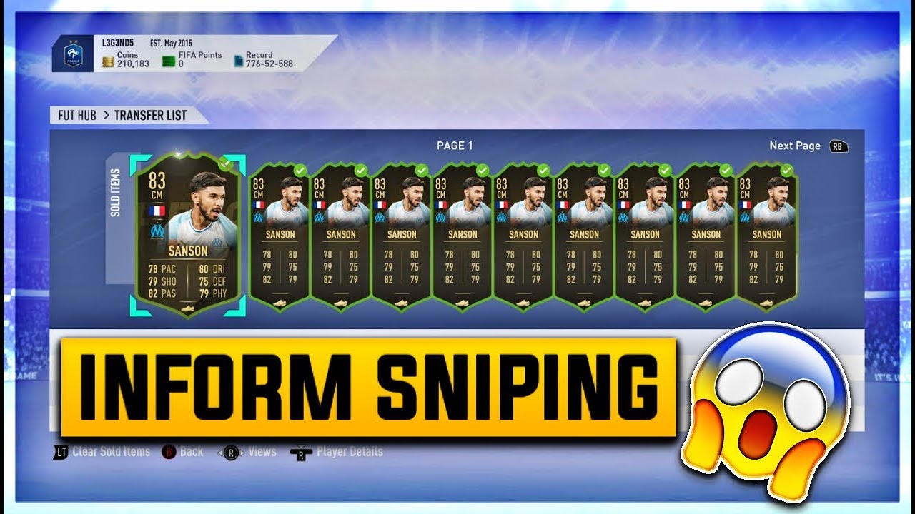 OMDSS!!! THE BEST INFORM CARD TO SNIPE!!!! | FIFA 19 TRADING METHODS!!!!