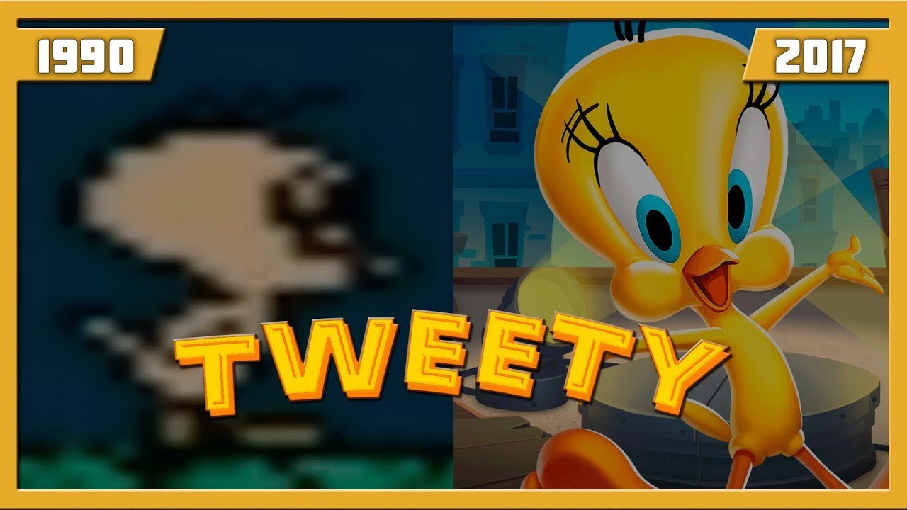 EVOLUTION OF TWEETY IN GAMES (1990-2017)
