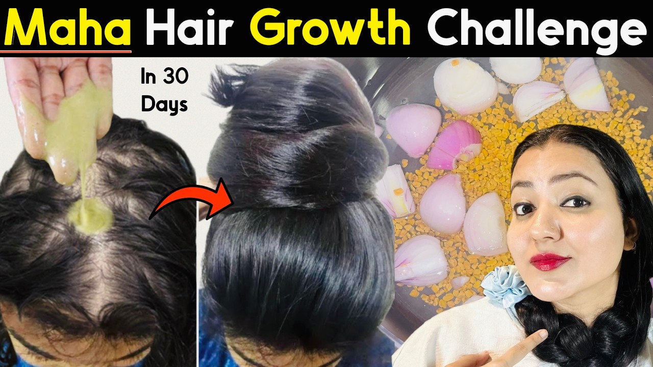 30 Days *Extreme Hair Growth* Transformation Challenge For Long, Thick Strong Hair Growth