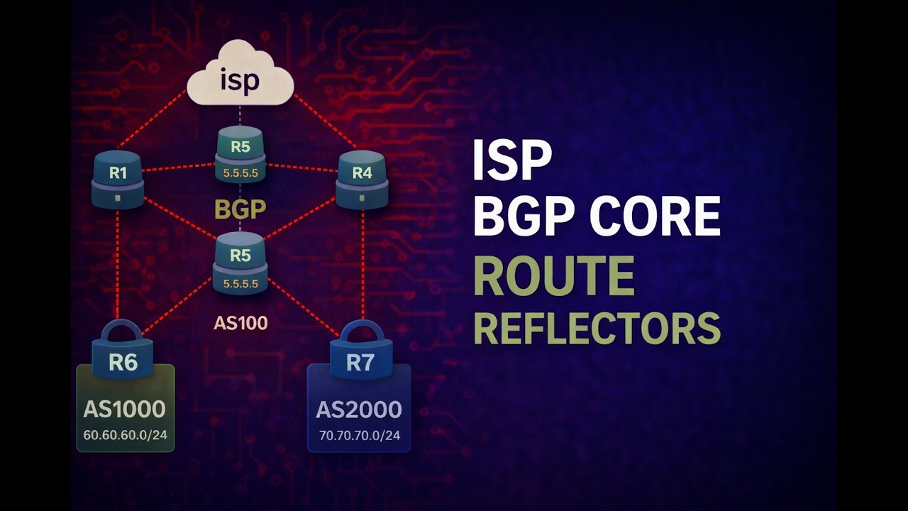 ISP BGP Core with Route Reflectors Lab