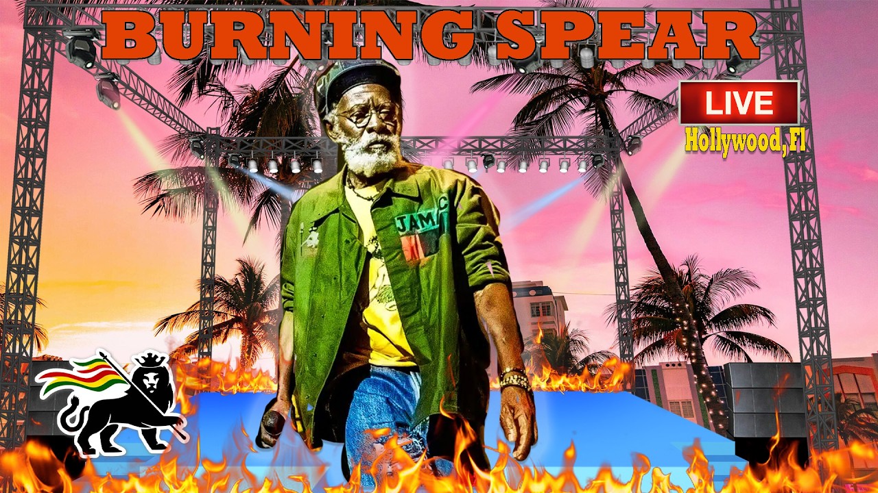Burning Spear Live Concert Hollywood, Florida