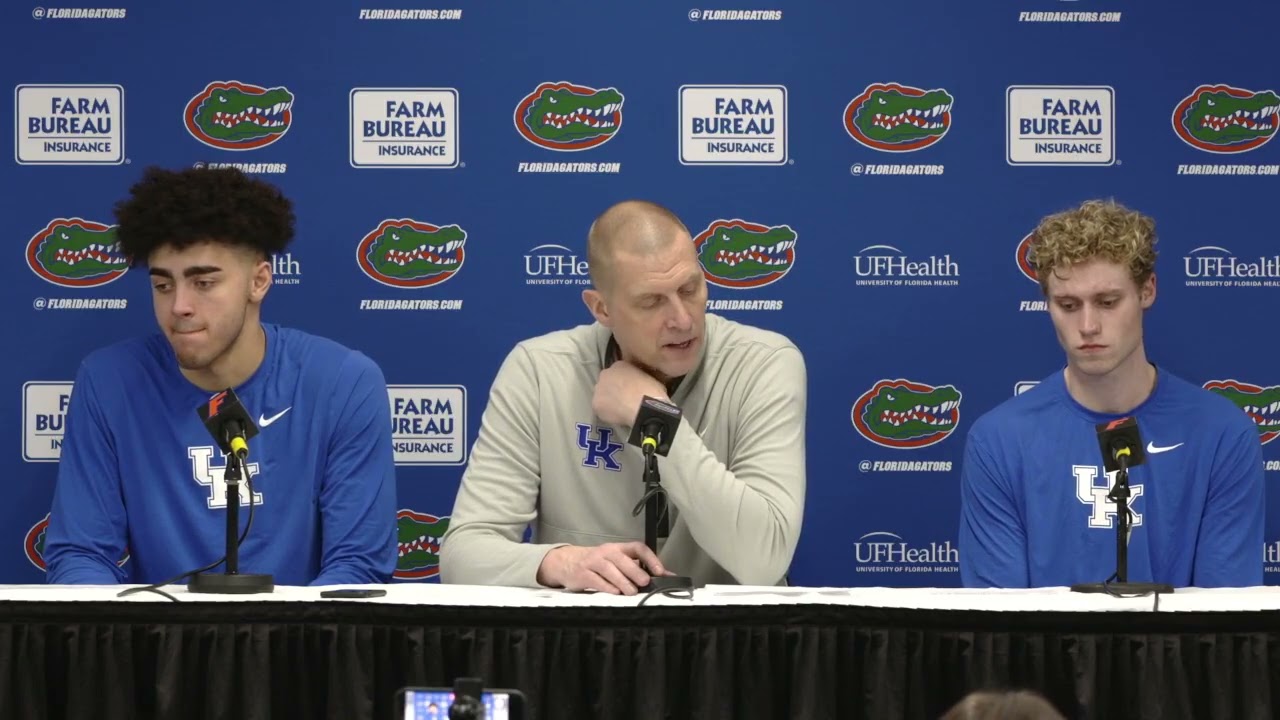 Mark Pope Reacts To Kentucky Basketball Road LOSS To Florida