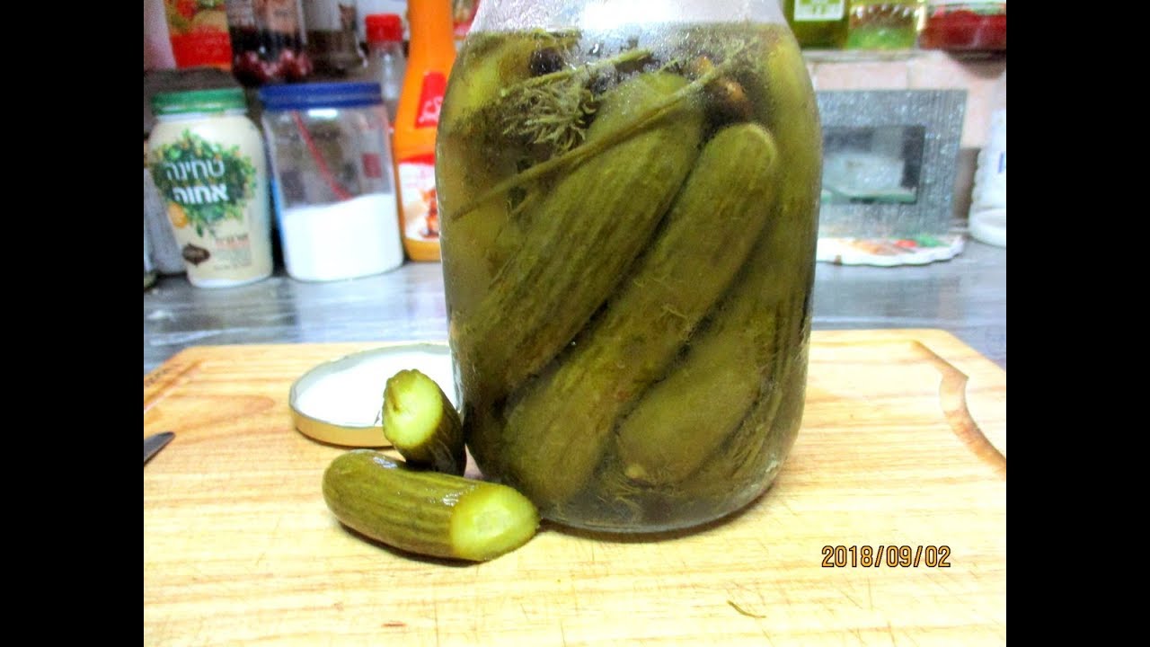 מלפפונים חמוצים ביתיים או במלח או בחומץ טעימים בקלי קלות הערוץ הרשמי