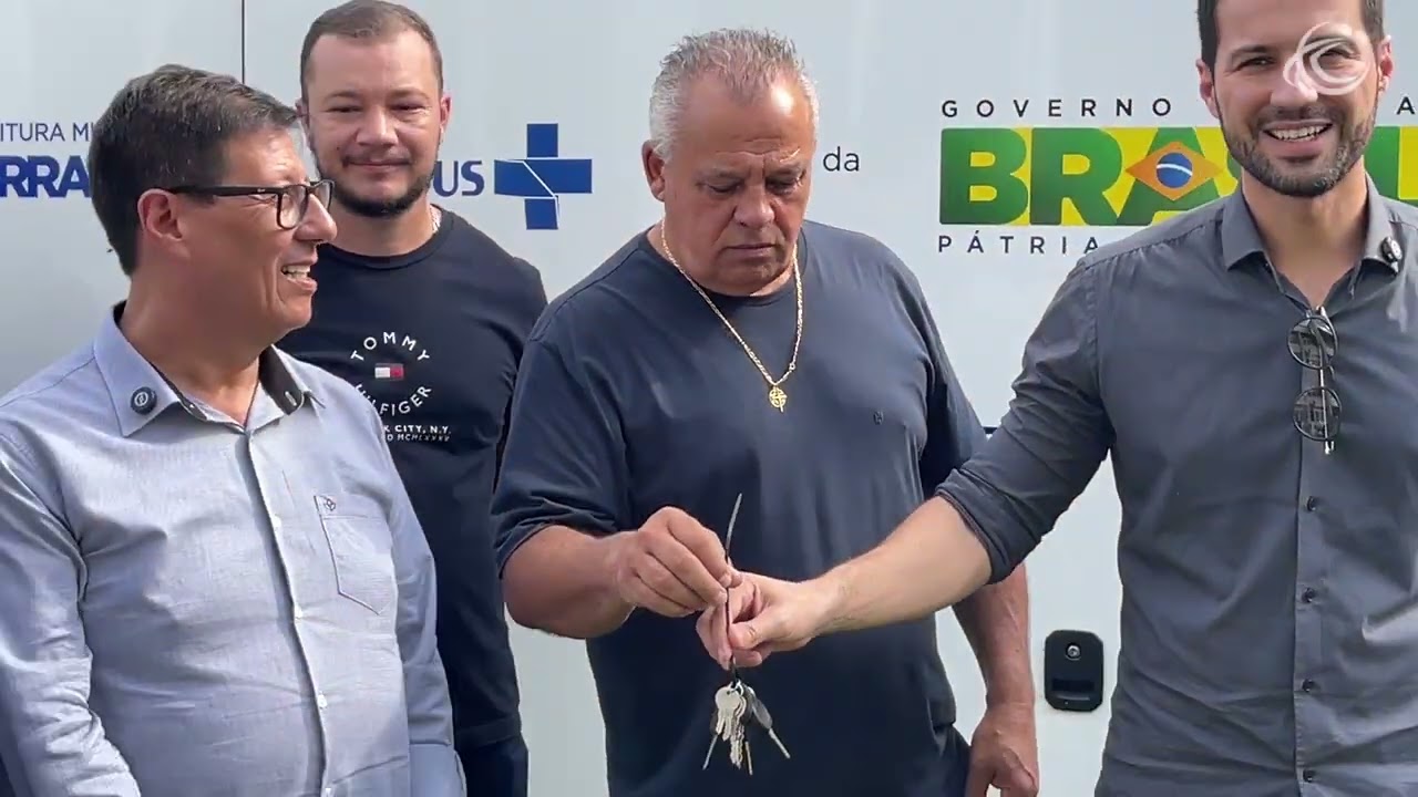BARRACÃO – Município recebe ônibus de R$ 855 mil para transporte de pacientes da saúde