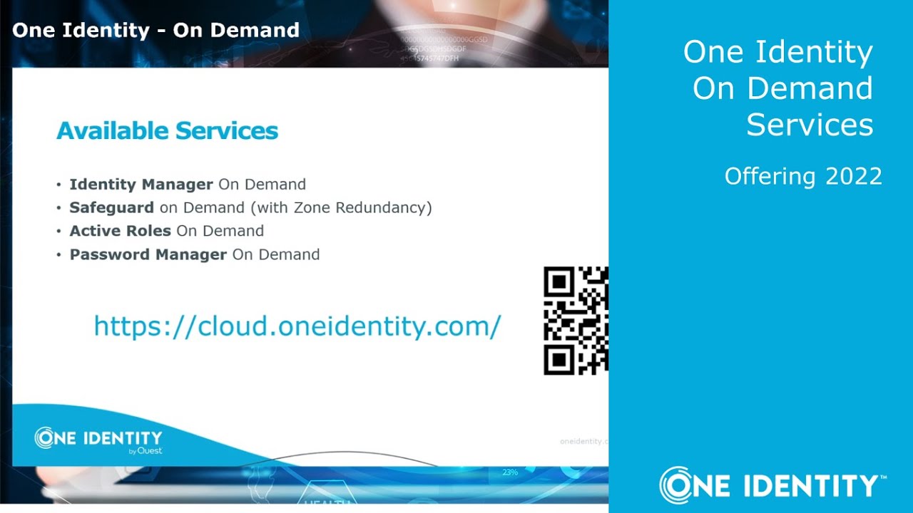 One Identity | On Demand Services
