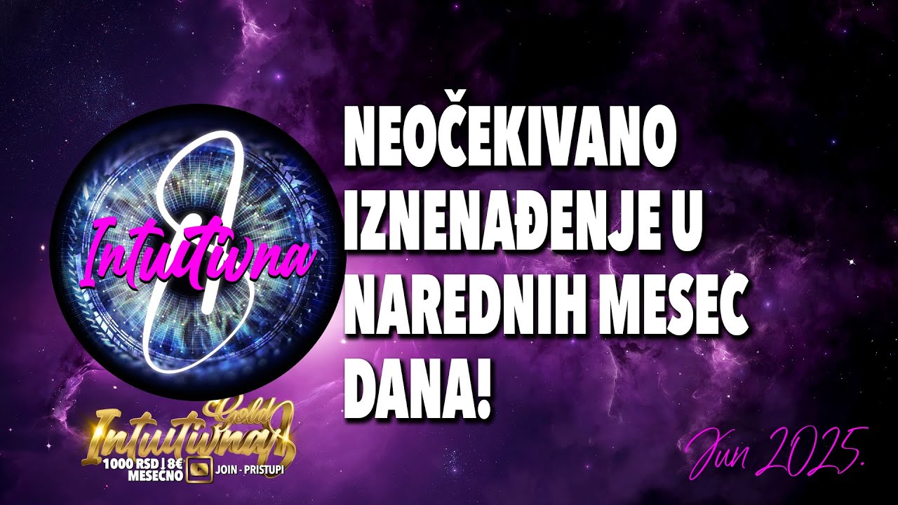 🌟NEOČEKIVANO IZNENAĐENJE U NAREDNIH MESEC DANA!🌟 Tarot citanje 🔮 Grupno otvaranje  @Intuitivna