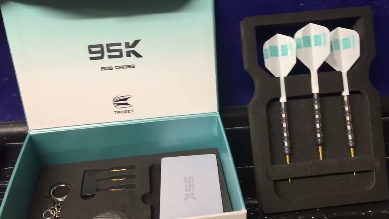 TARGET ROB CROSS 95K i get 115 SWISS POINT 95DARTS
