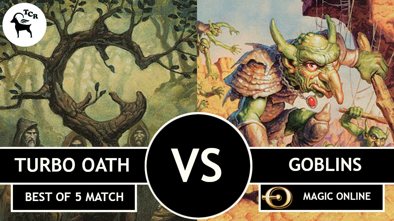 Premodern Turbo Oath vs Goblins - MTGO Best of 5 Match
