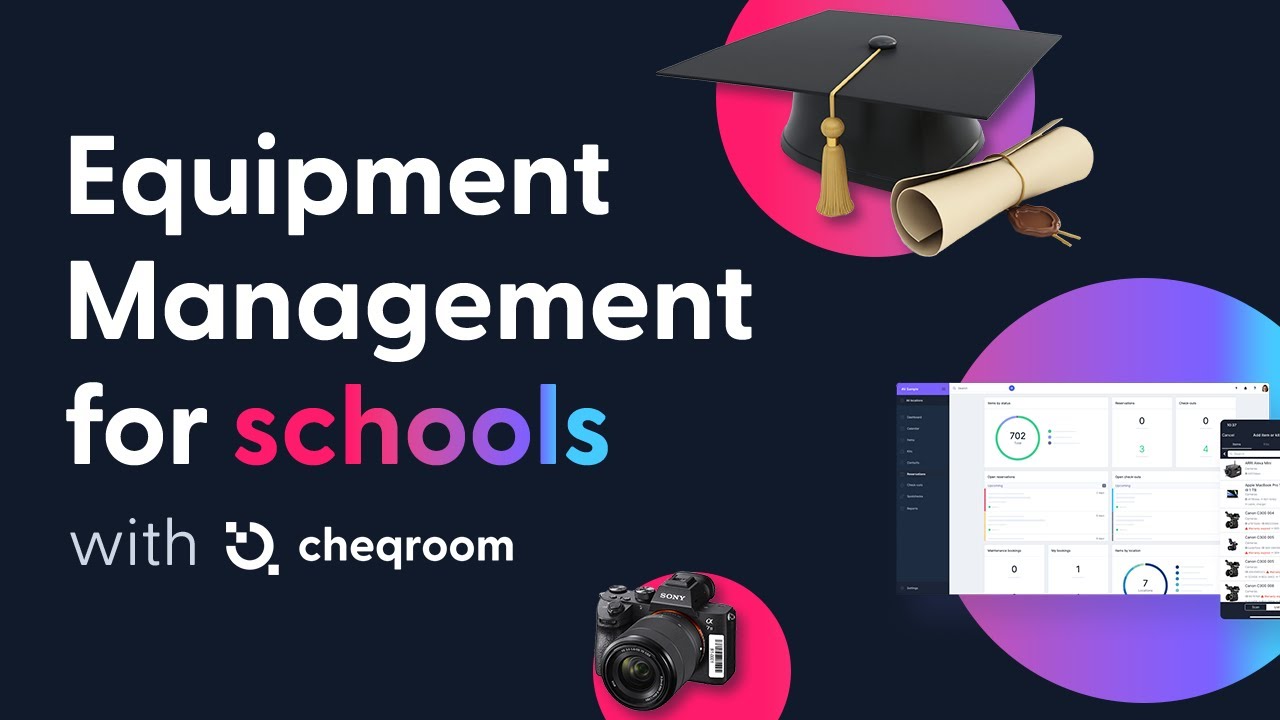 Equipment management software for schools - Cheqroom 1-min demo