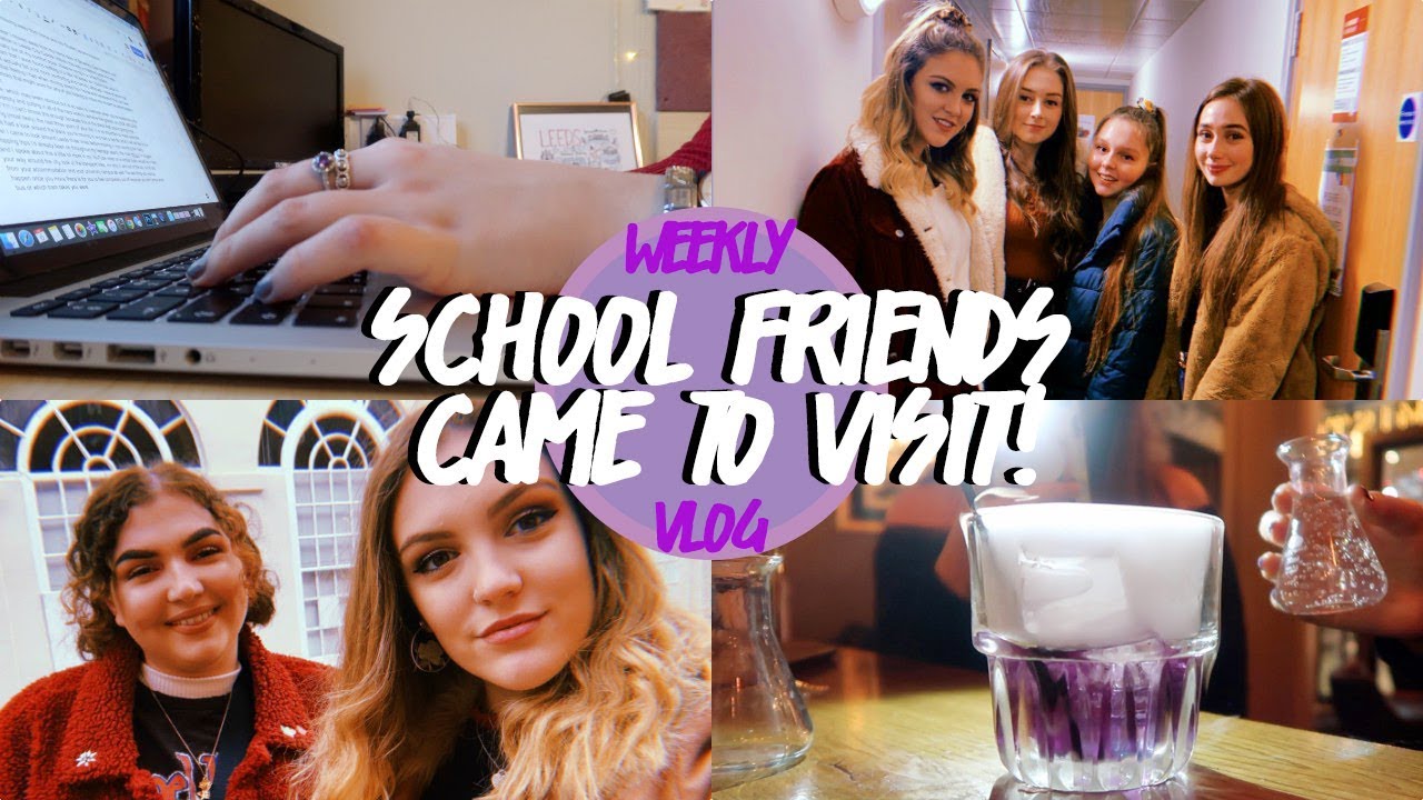 MY HOME FRIENDS CAME TO VISIT! | Uni Weekly Vlog
