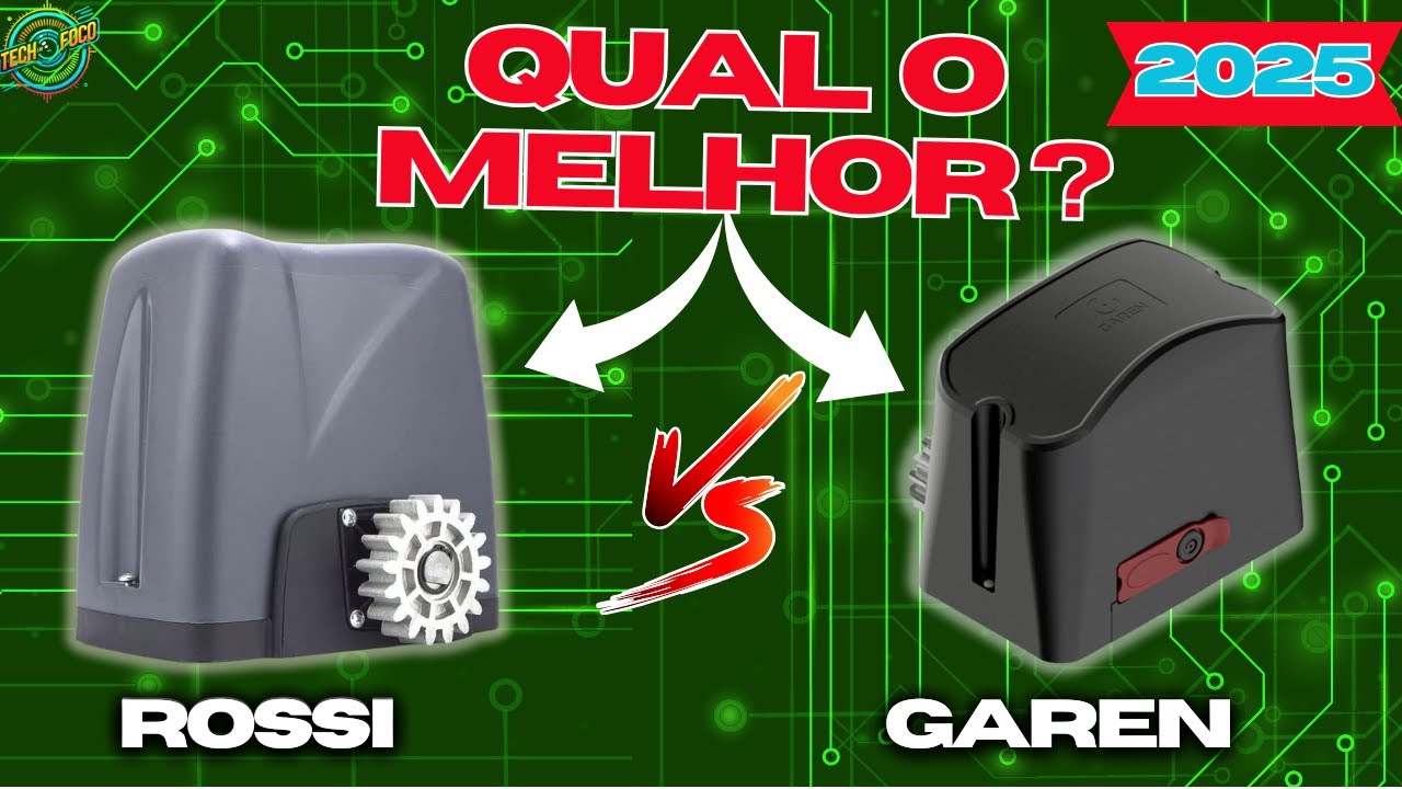 Qual O Melhor Motor Para Port&atilde;o Rossi Vs Garen  /  Os Melhores Motor Para Port&atilde;o El&eacute;trico Em 2025!