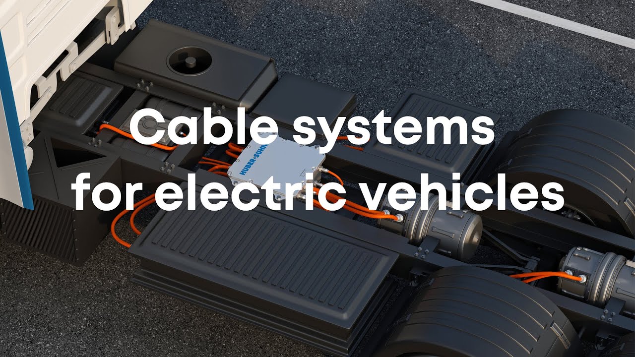 3D-Animation: Electric vehicles with the latest high-voltage cable systems