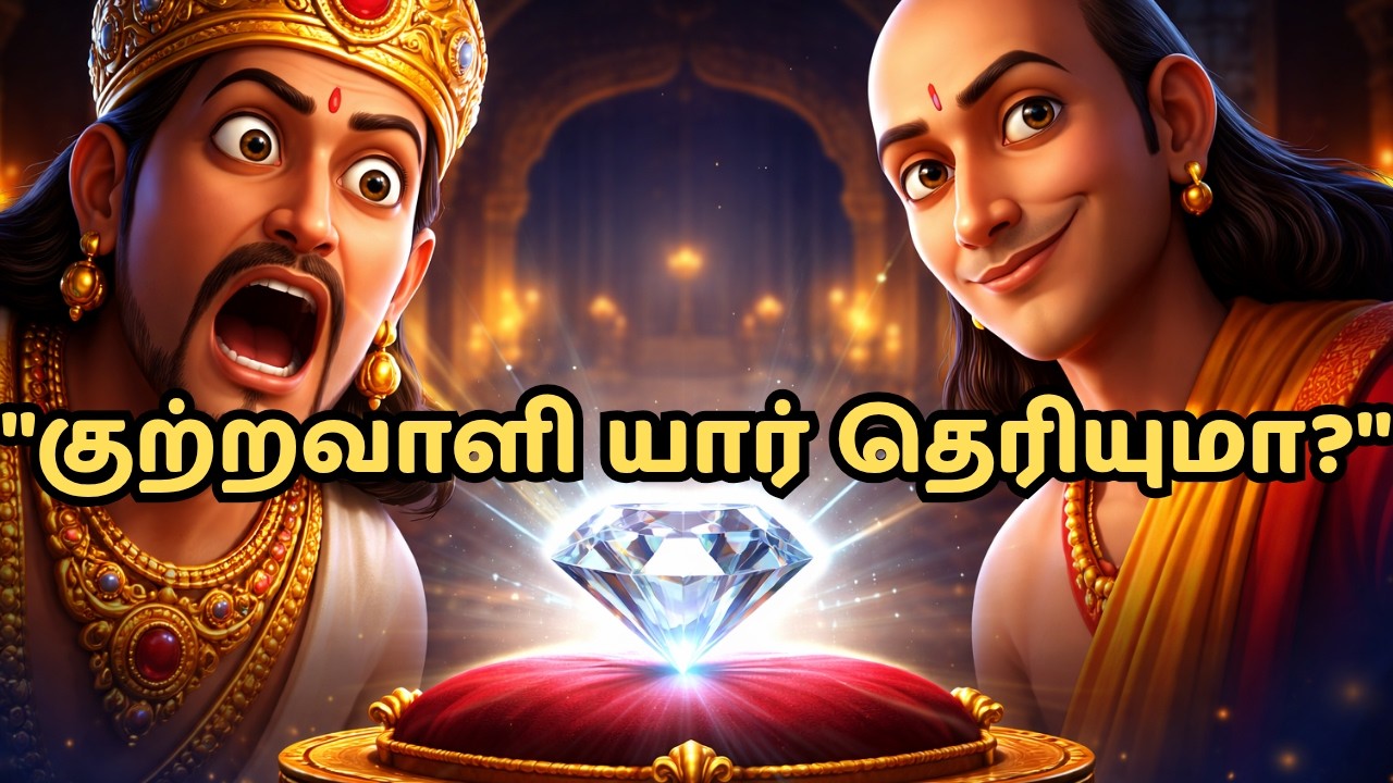 தெனாலிராமன் | குற்றவாளி முன்னால் நின்றும் யாரும் அறியவில்லை! | Tamil moral story #thenaaliraman