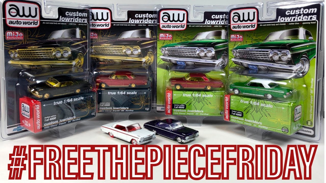 Эксклюзивные предложения MiJo от Auto World Lowrider '62 Hard Top Impalas и Ultra Red — смотрите ...
